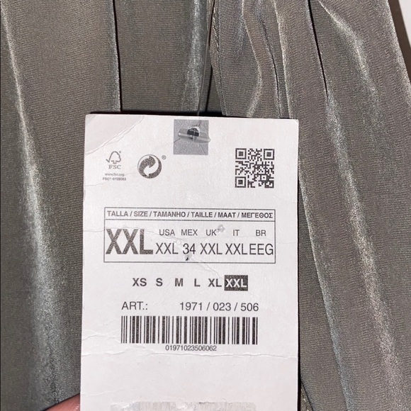 NWT Zara Olive Green joggers Size XXL - Picture 7 of 11